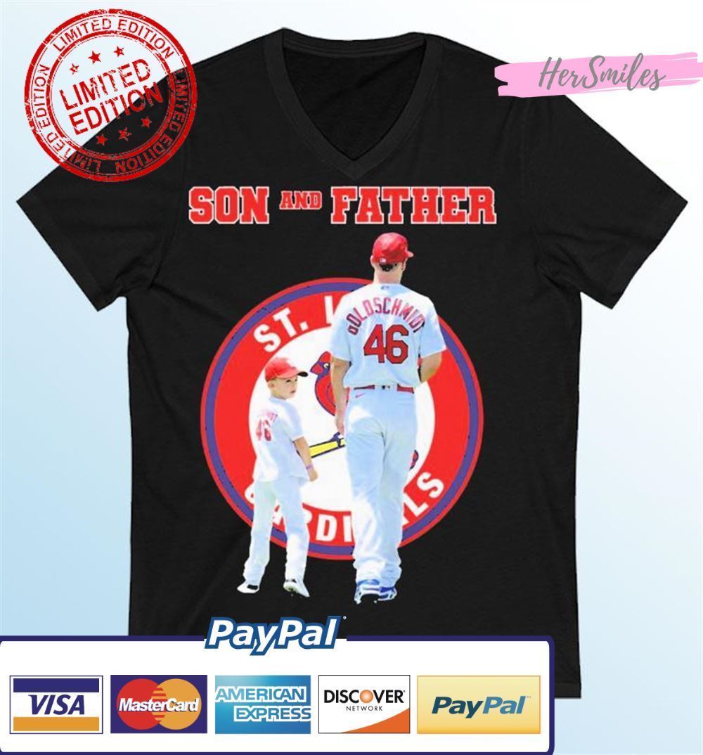 Son And Father Paul Goldschmidt St Louis Cardinals Graphic T-Shirt