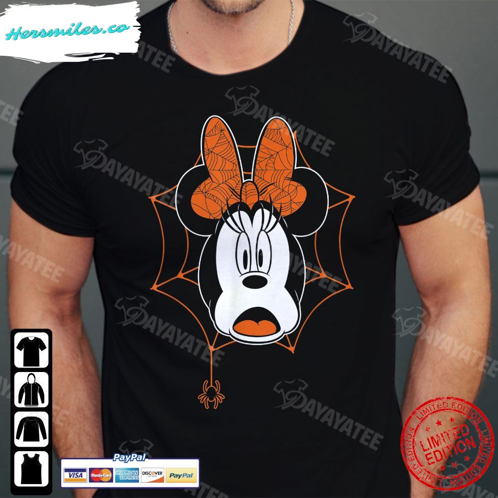 Spooky Disney Shirt Spider Minnie Mouse Halloween T-Shirt
