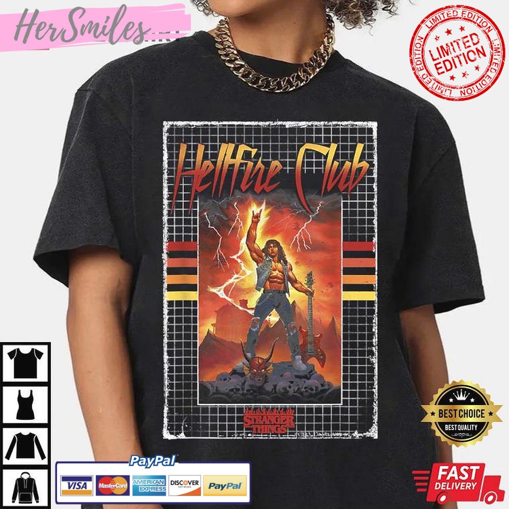Stranger Things 4 Eddie Munson Hellfire Club Best T-Shirt