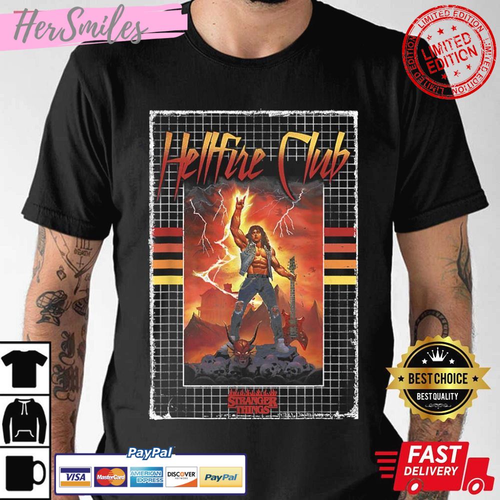 Stranger Things 4 Eddie Munson Hellfire Club Best T-Shirt