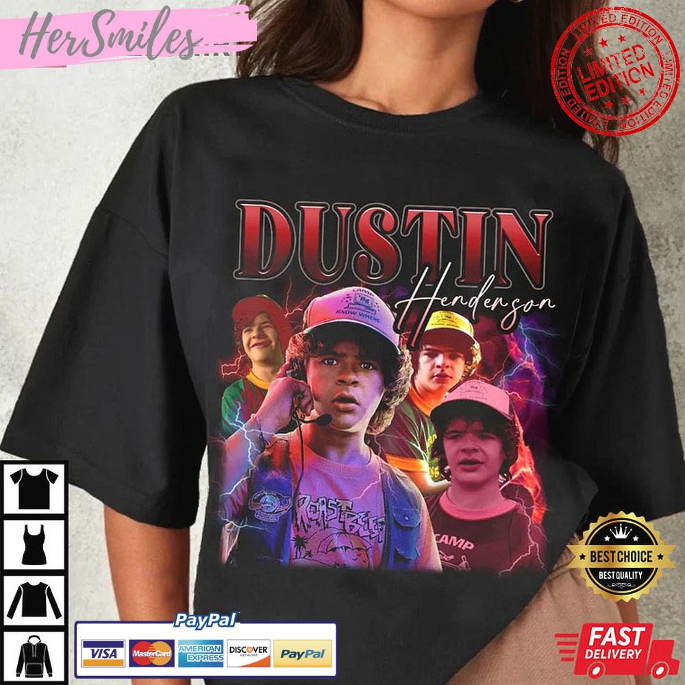 Stranger Things Characters Dustin Henderson Gift For Fan