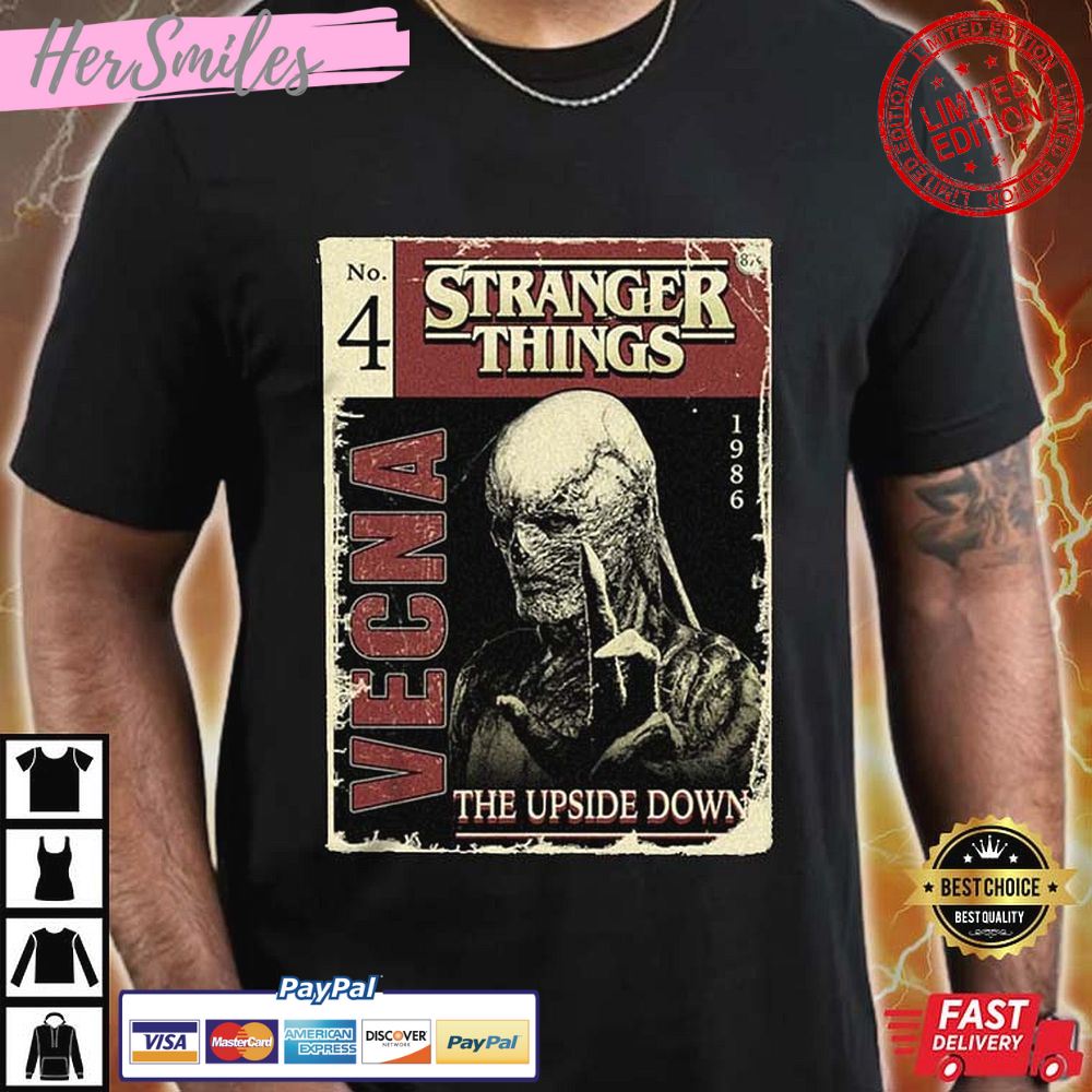 Stranger Things Shirt, Hellfire Club Shirt, Evil No 4 T-Shirt