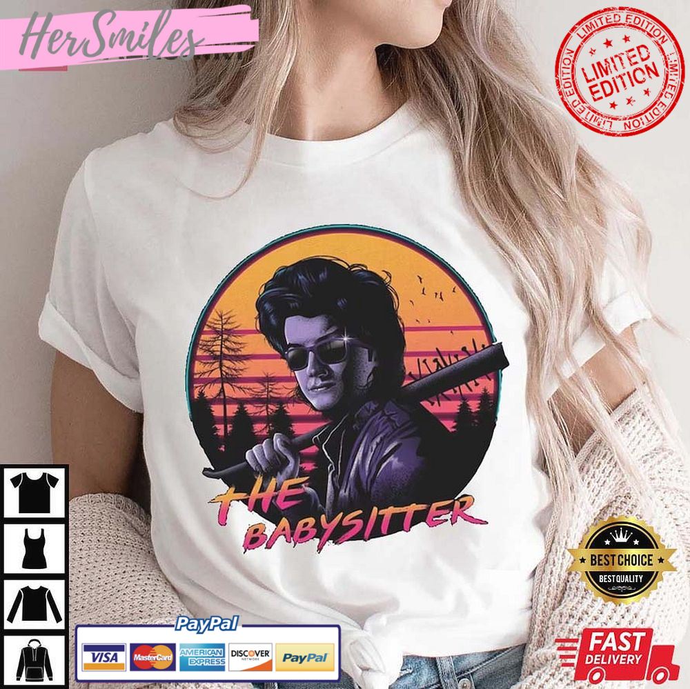 Stranger Things Steve The Babysitter Harrington Retro T-Shirt