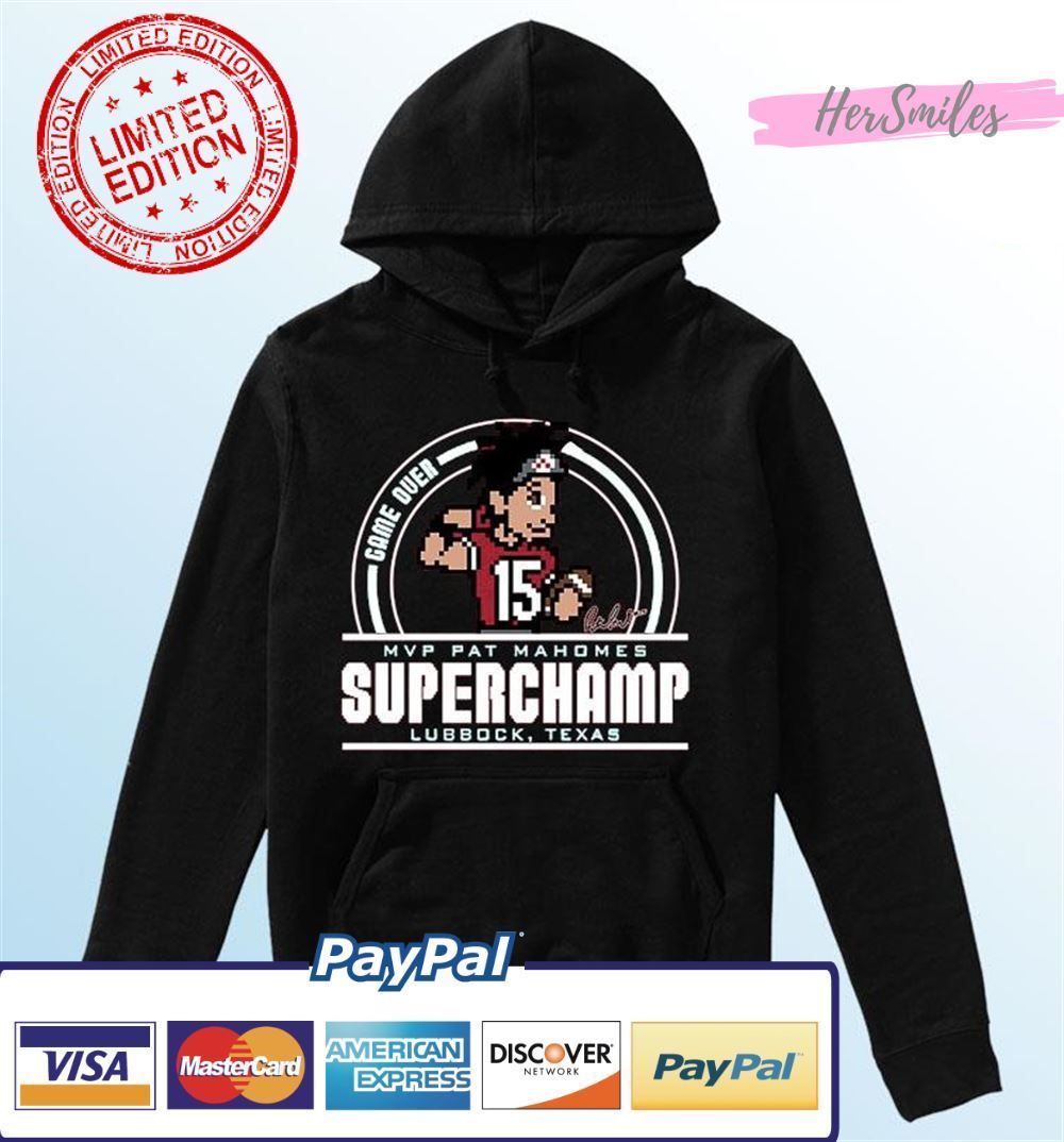 Texas Tech Red Raiders Patrick Mahomes MVP Superchamp Graphic T-Shirt