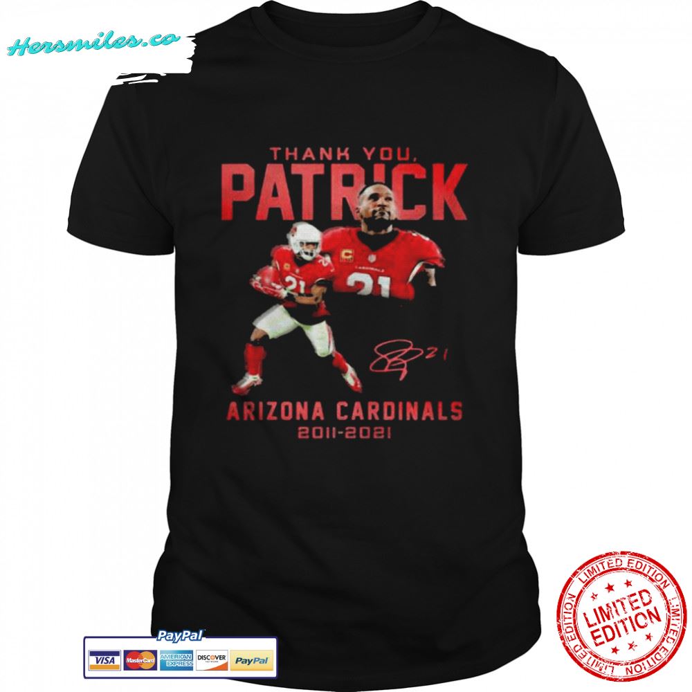Thank You Patrick Arizona Cardinals 2011 2021 Signature Shirt