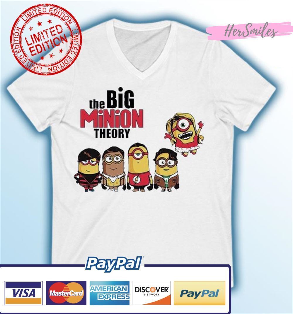 The Big Minion Bang Theory Rise Of Gru Graphic T-Shirt