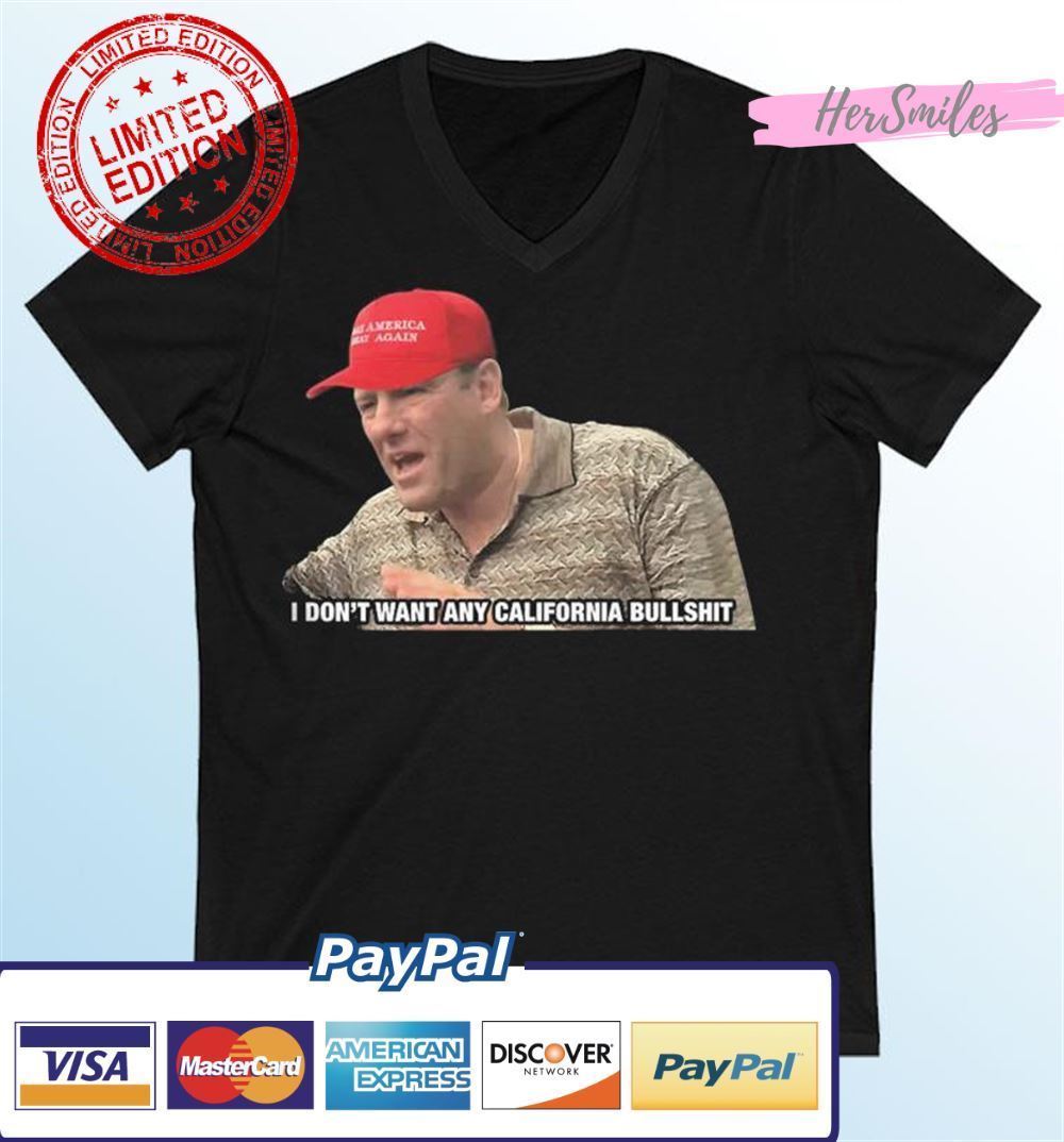 The Sopranos I Don’t Want Any California Bullshit Graphic T-Shirt
