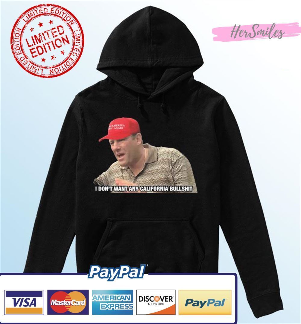 The Sopranos I Don’t Want Any California Bullshit Graphic T-Shirt