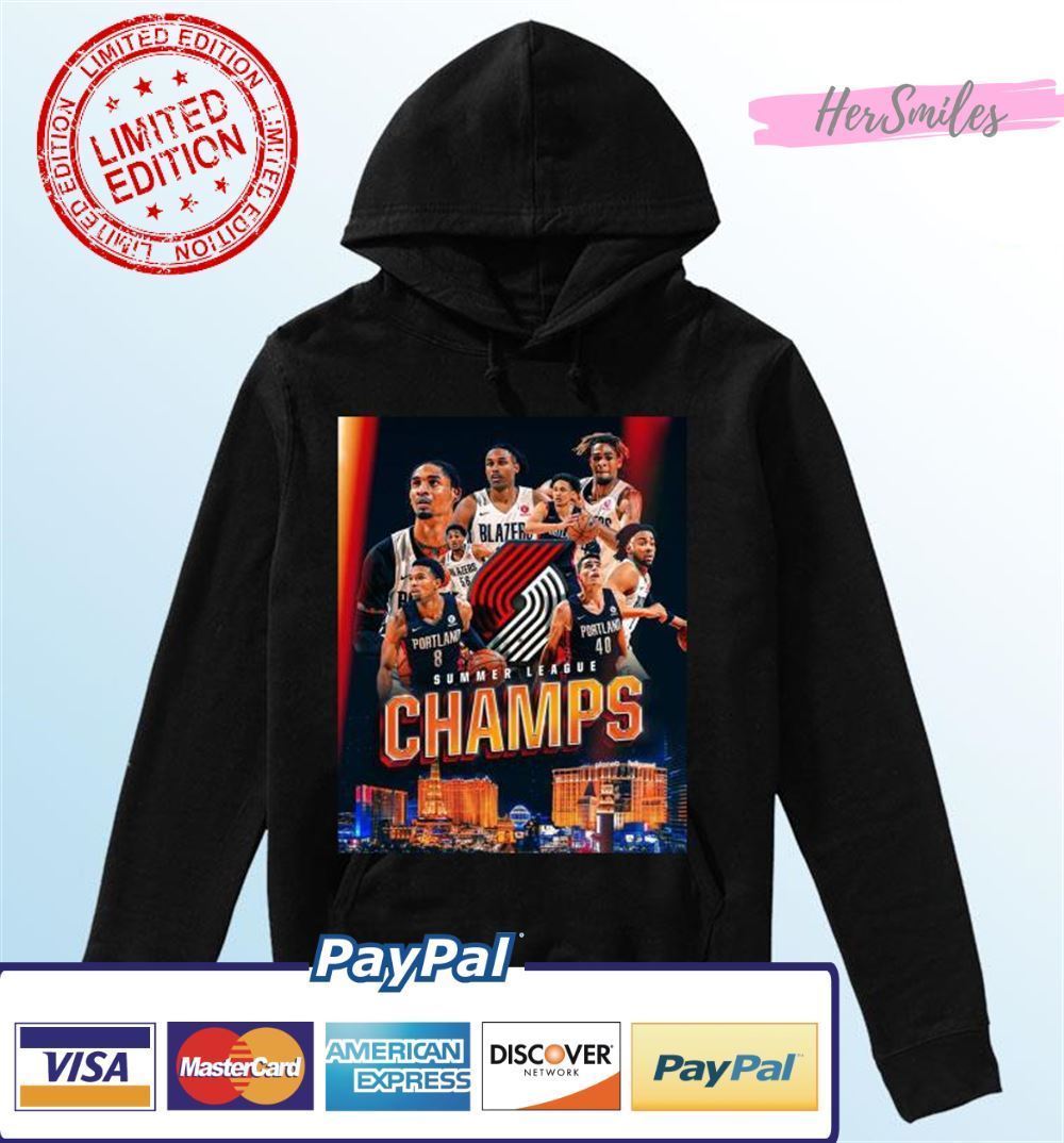 The Summer League Champs 2022 Portland Trail Blazers Graphic T-Shirt