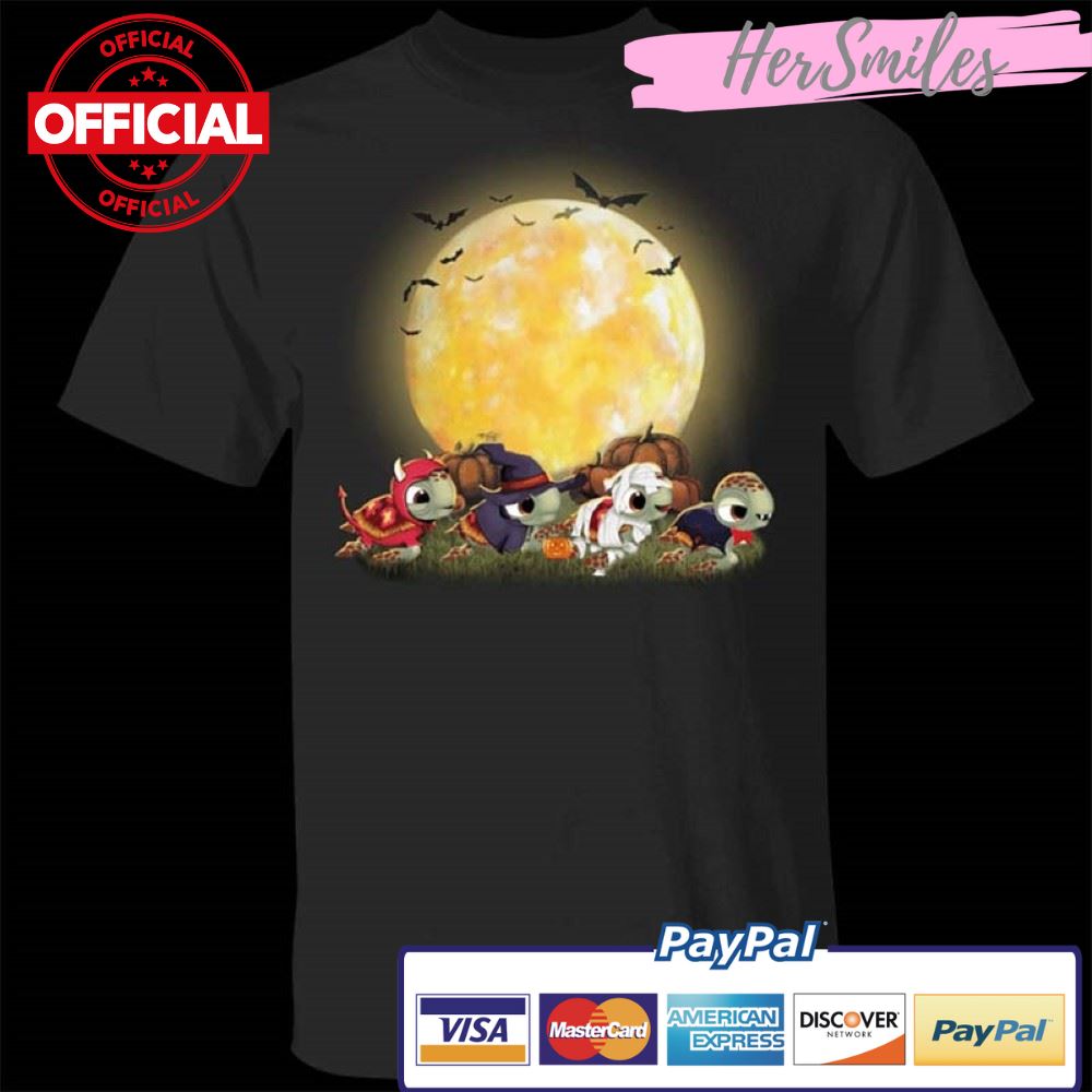 Turtle Walking Halloween T-Shirt Cute Halloween Gift