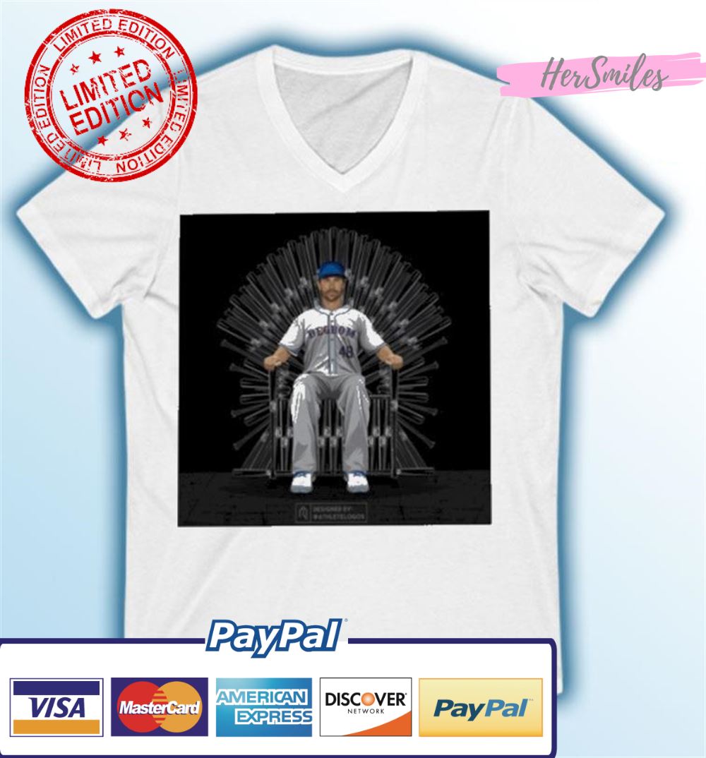 The King Jacob DeGrom New York Mets T-Shirt