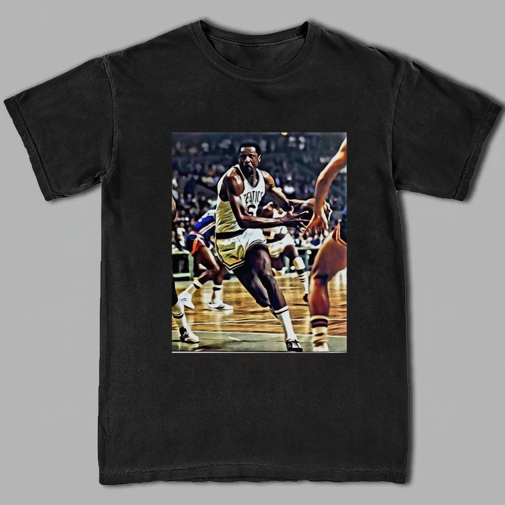 Boston Celtics Bill Russell Vintage 90s T-Shirt