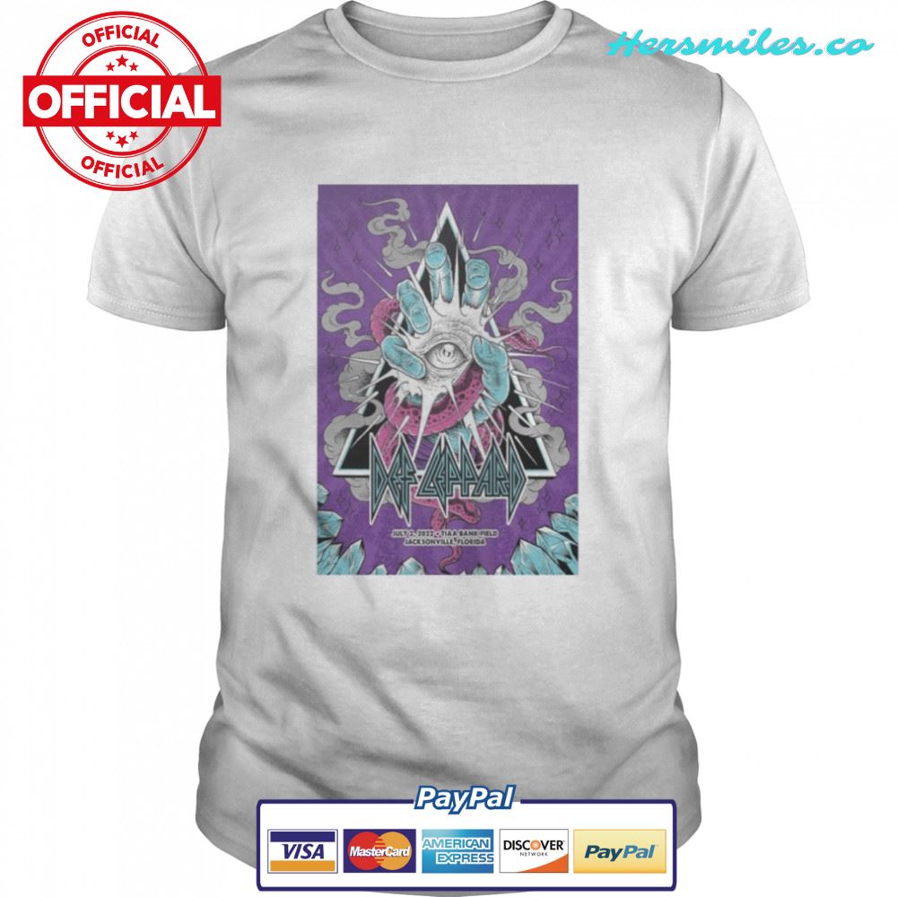 Def Leppard 2022 The Stadium Tour July 02 TIAA Bank Field Jacksonville shirt