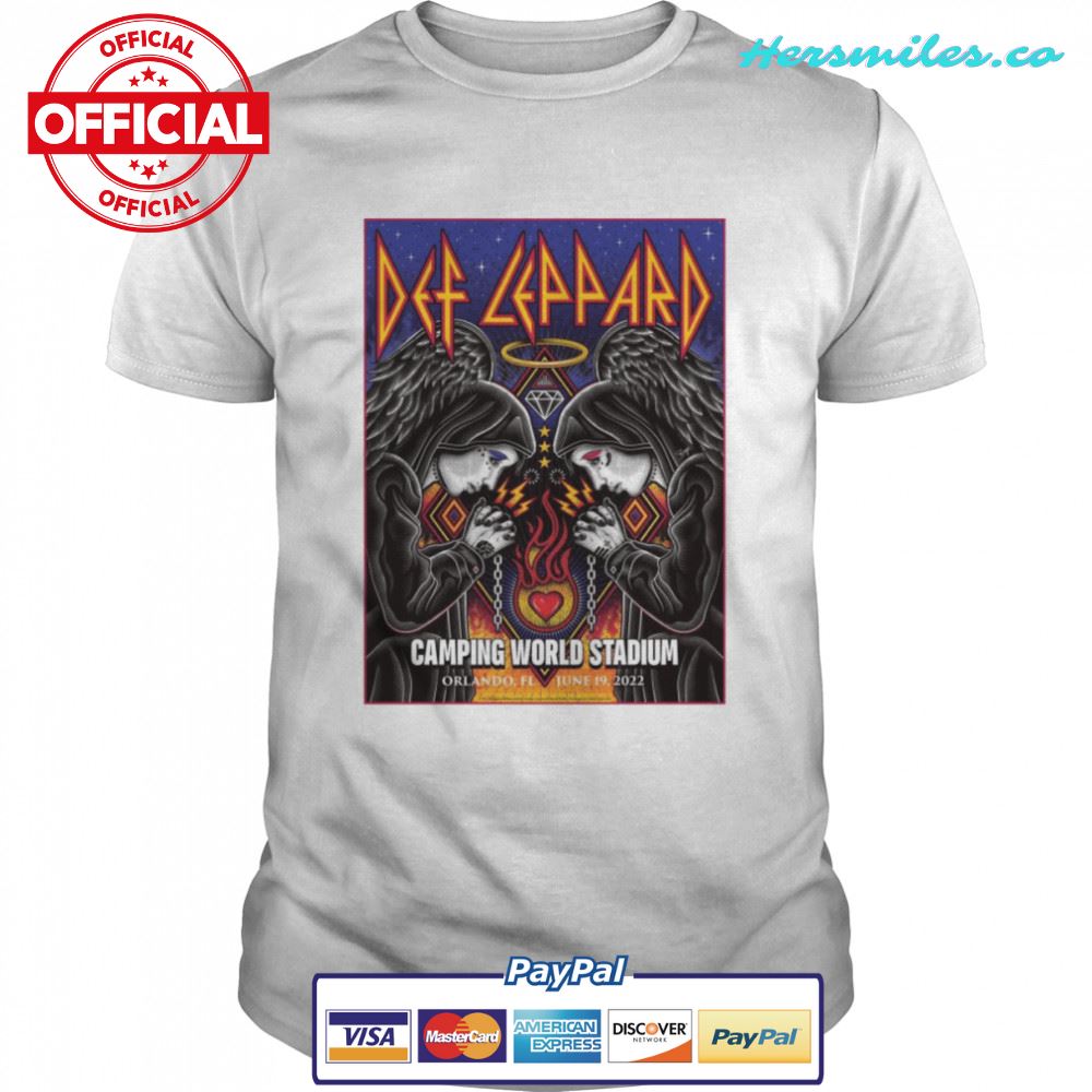 Def Leppard Orlando Camping World Stadium 2022 Tour shirt