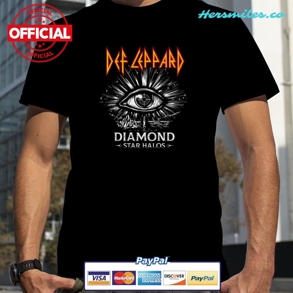 Diamond Star Halos Album Def Leppard shirt