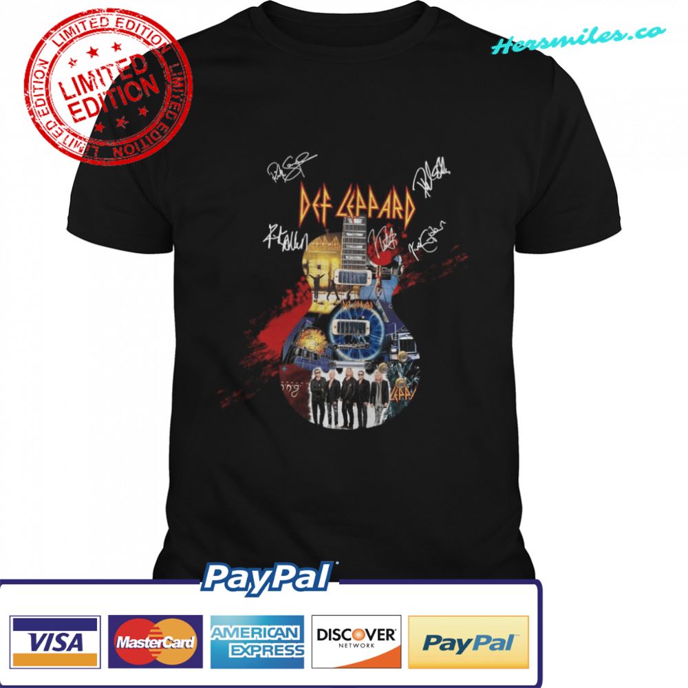 Eclectric Guitar Def Leppard shirt
