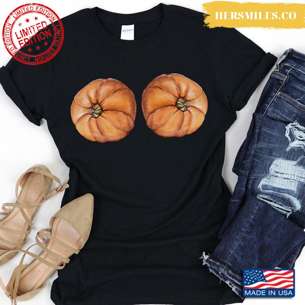 Funny Pumpkin Boobs for Halloween Shirt