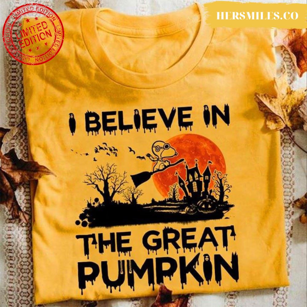 I Believe In The Great Pumpkin Snoopy Halloween T-Shirt