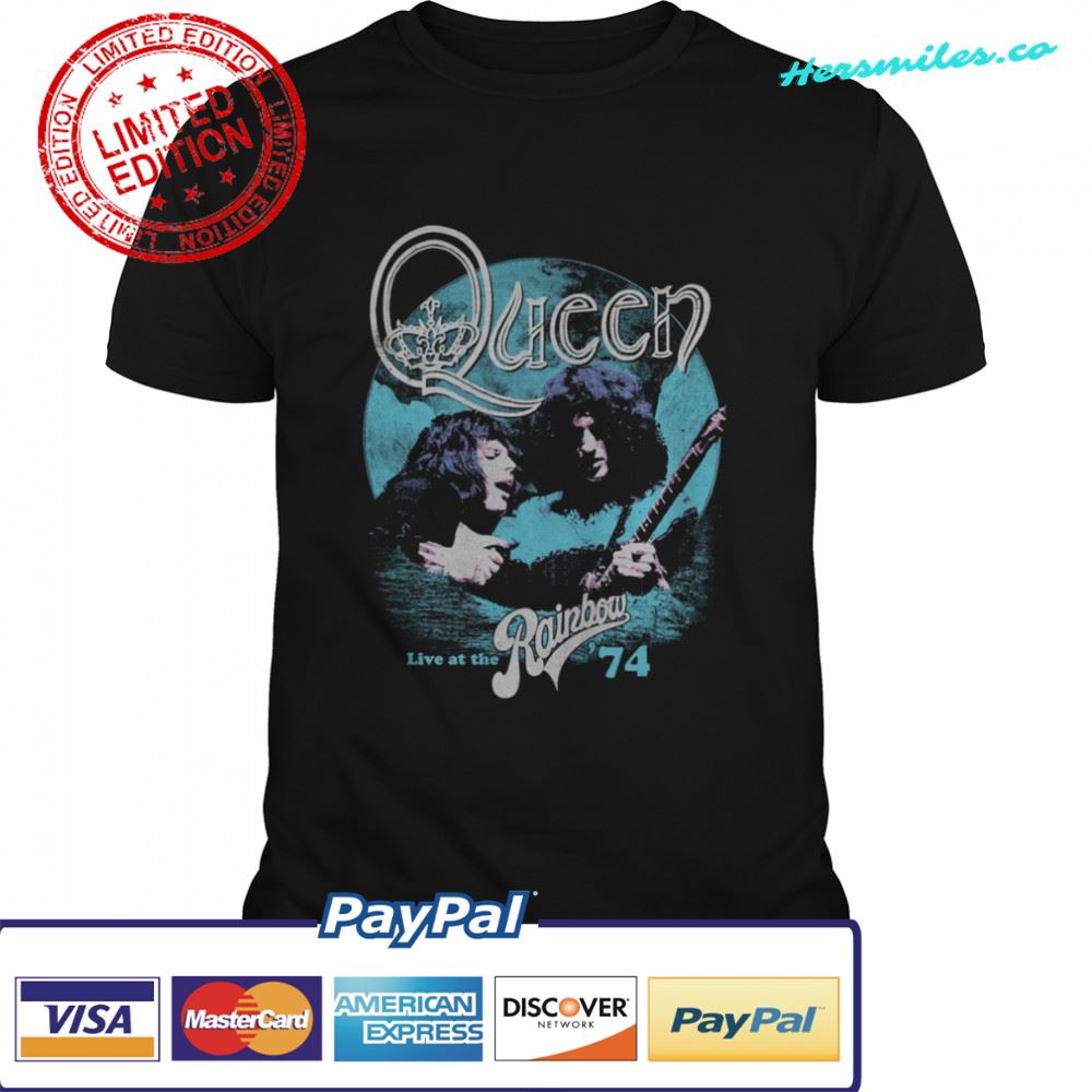 Live At The Rainbow ’74 Queen Band shirt