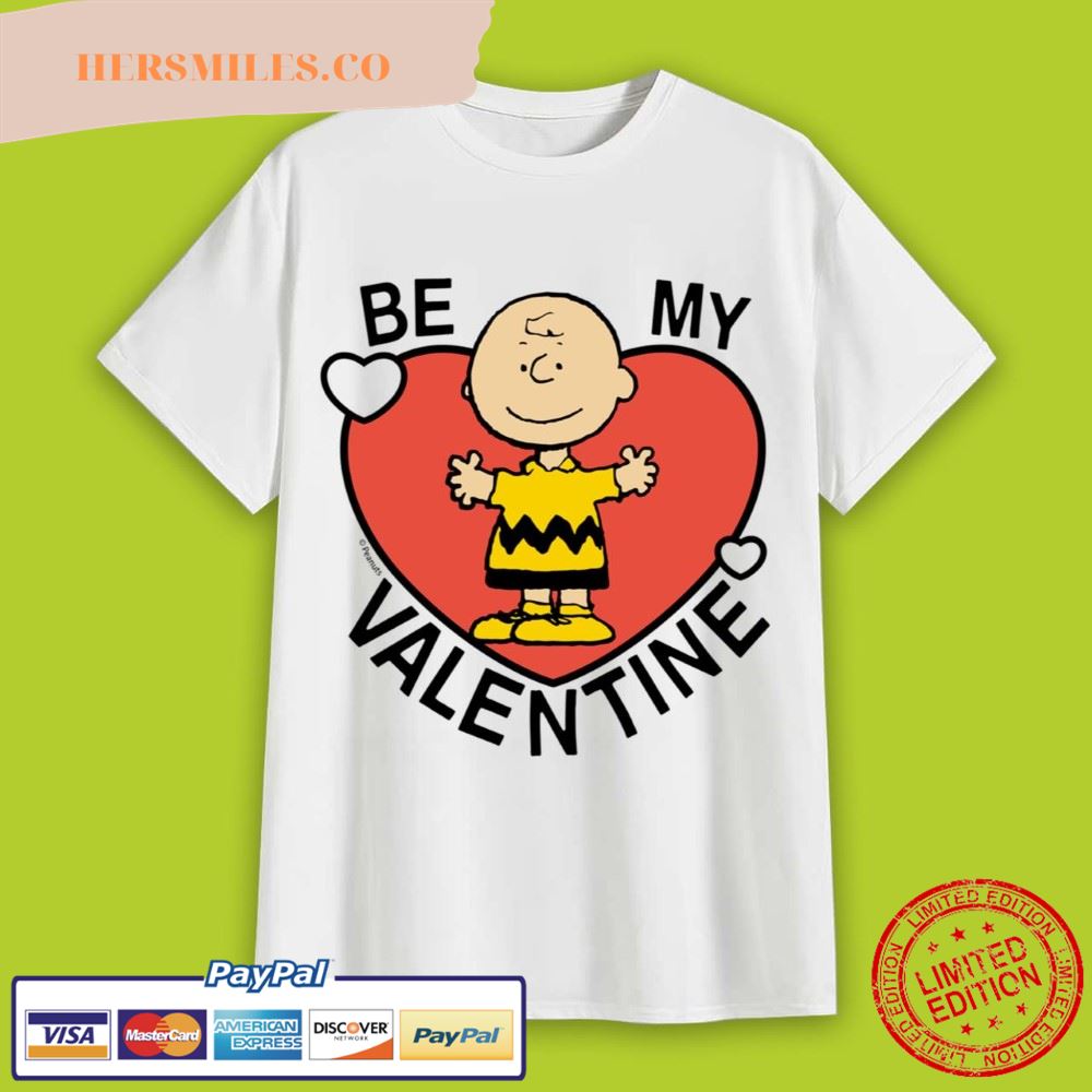Peanuts Valentine Charlie Brown Heart Shirt