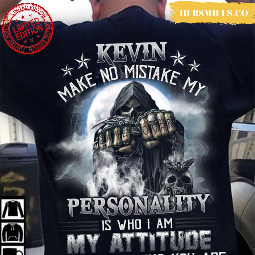 Personalized Custom Name Make No Mistake My Personality Is Who I Am My Attitude Depends On T-Shirt