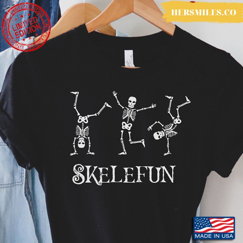 Skelefun Dancing Skeletons for Halloween Shirt
