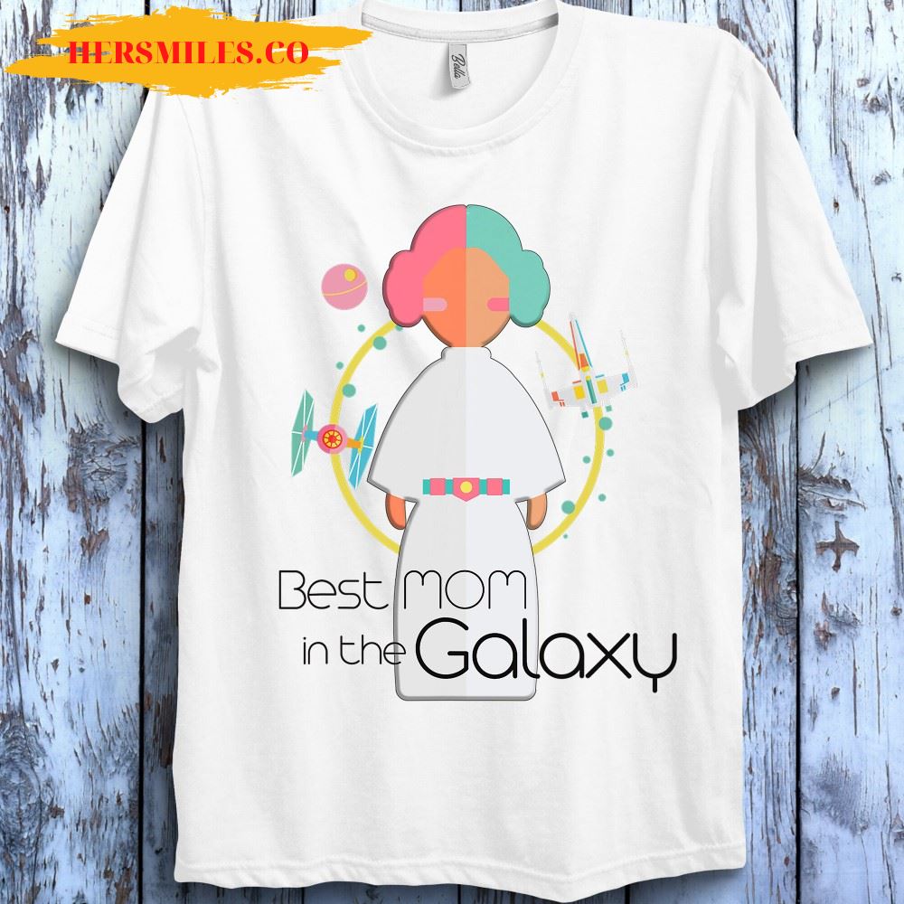 Star Wars Princess Leia Best Mom in the Galaxy T-Shirt