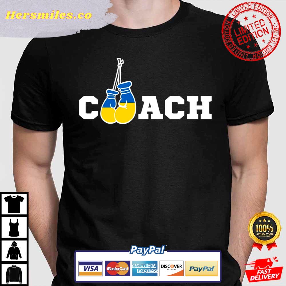 Ukraine Boxing Coach Support Ukraine T-Shirt