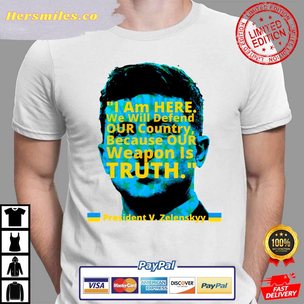 Ukraine President Defend Ukraine Hands Off Ukraine Support Ukraine T-Shirt