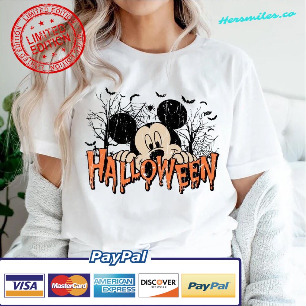 Vintage Disney Halloween matching shirts, Vintage Mickey Halloween, Vintage Minnie Halloween, Disney Halloween 2022 Family matching shirts – 2
