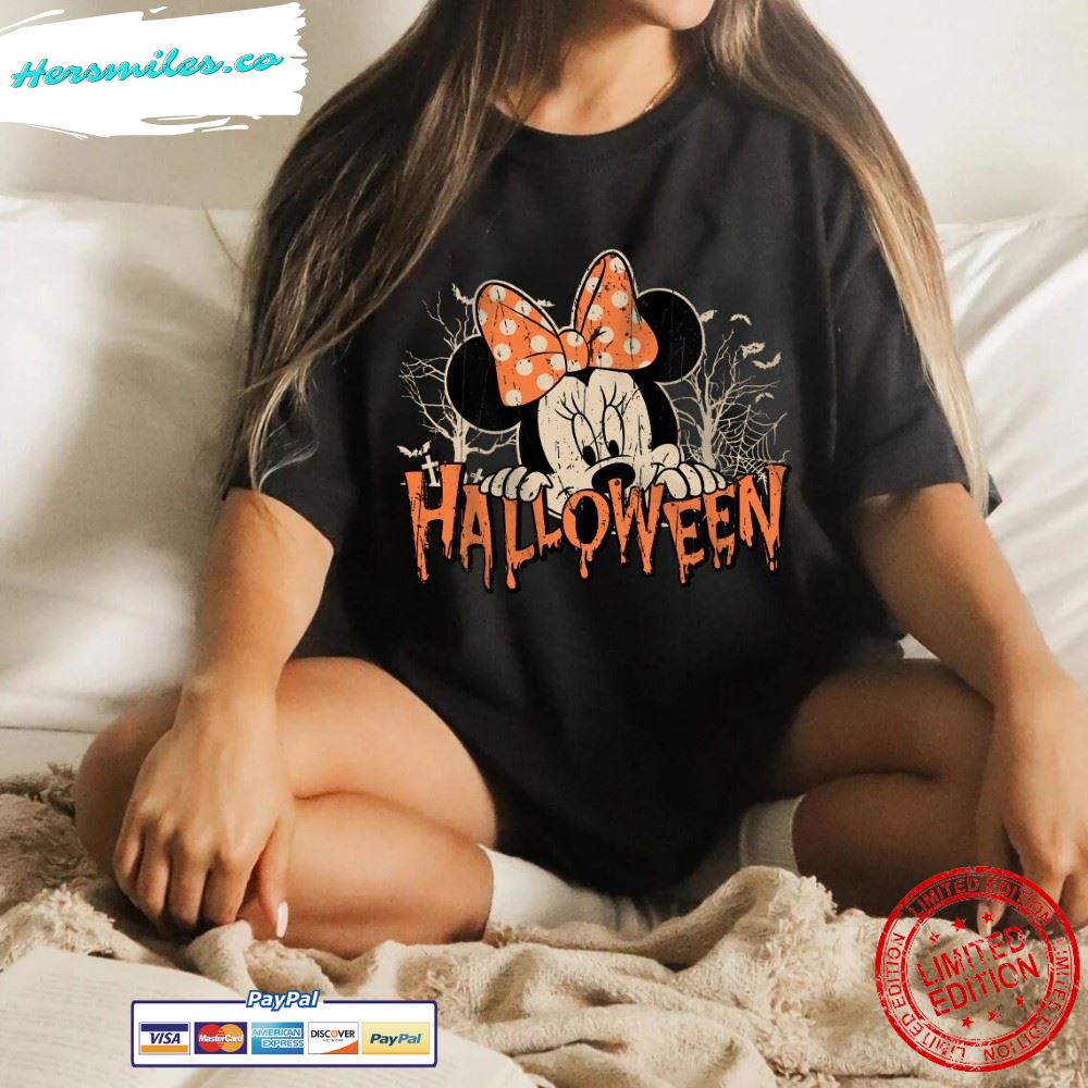 Vintage Disney Halloween matching shirts, Vintage Mickey Halloween, Vintage Minnie Halloween, Disney Halloween 2022 Family matching shirts – 4