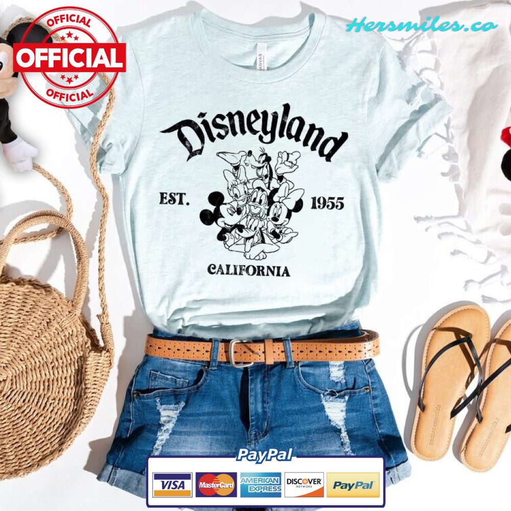 Vintage Disneyland Est 1955 shirt, Vintage Disney California, Vintage Mickey and Friends,Vintage Mickey Minnie, Disney vacation family trip – 2