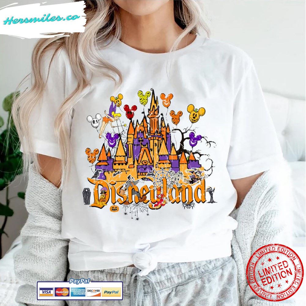 Vintage Disneyland Halloween shirt, Vintage Disney Halloween, Vintage Disney Castle Halloween, Disney Halloween Family shirts, Disney trip – 4