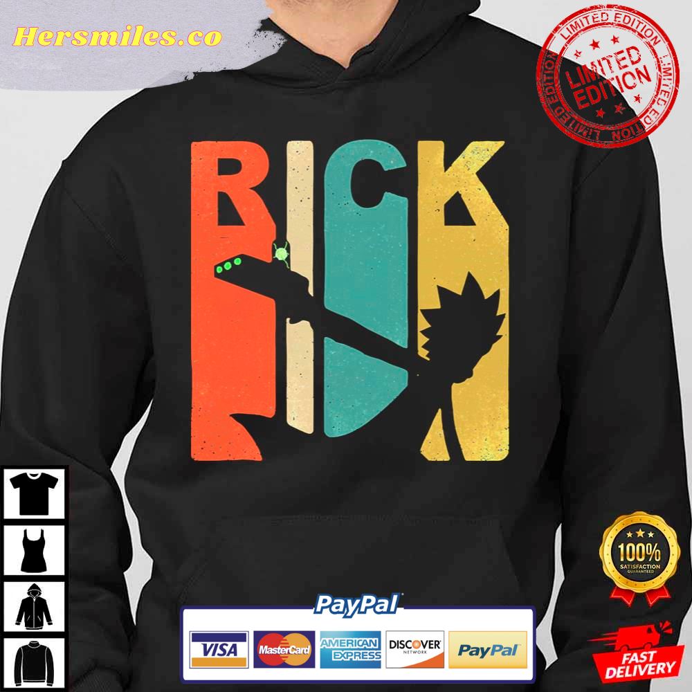 Vintage Rick Sanchez  90s And 80s Style Rick And Morty Hoodie