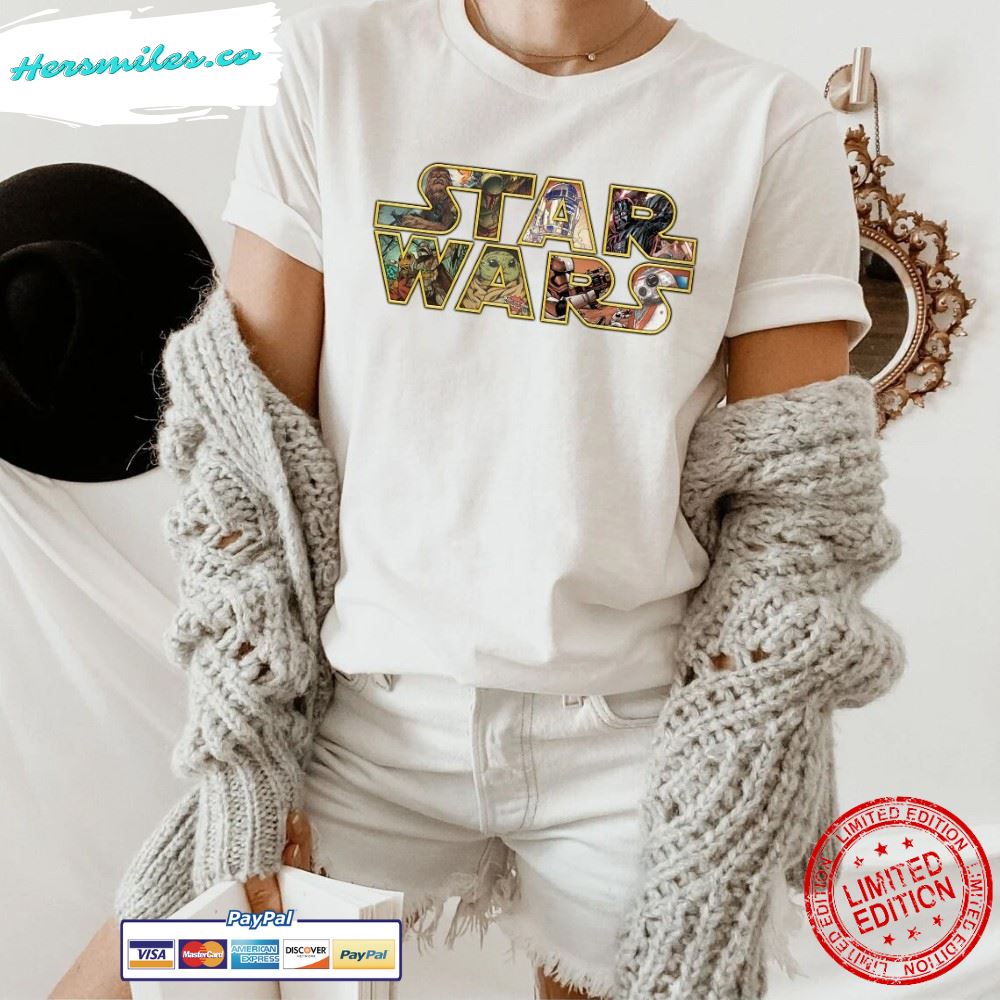 Vintage Star Wars Shirt, Disney Star Wars, Disney Star Wars Retro Shirt, Star Wars matching, Star Wars 1977, Mandalorian, Baby Yoda, Obi-wan – 2