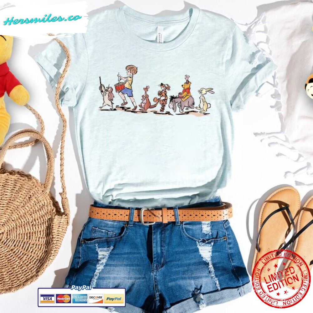 Vintage Winnie the Pooh shirt, Disneyland Winnie the Pooh, Pooh Bear and Friends shirt, Pooh Bear Retro shirt, Disney Pooh bear shirts – 4