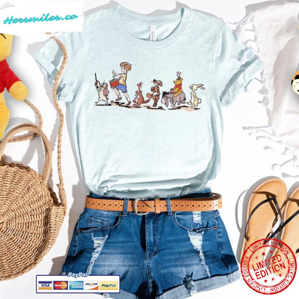 Vintage Winnie the Pooh shirt, Disneyland Winnie the Pooh, Pooh Bear and Friends shirt, Pooh Bear Retro shirt, Disney Pooh bear shirts – 4