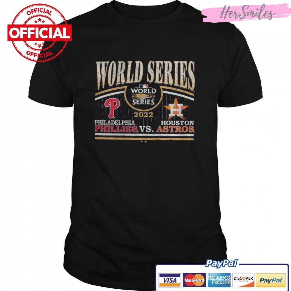47 Astros vs Phillies 2022 World Series Match Up retro Shirt