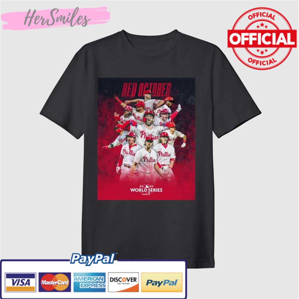 Red October Philadelphia Phillies 2022 World Series Shirt