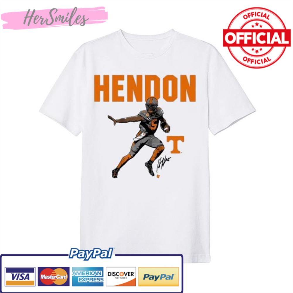 Tennessee Volunteers Hendon Hooker Signature Pose Shirt