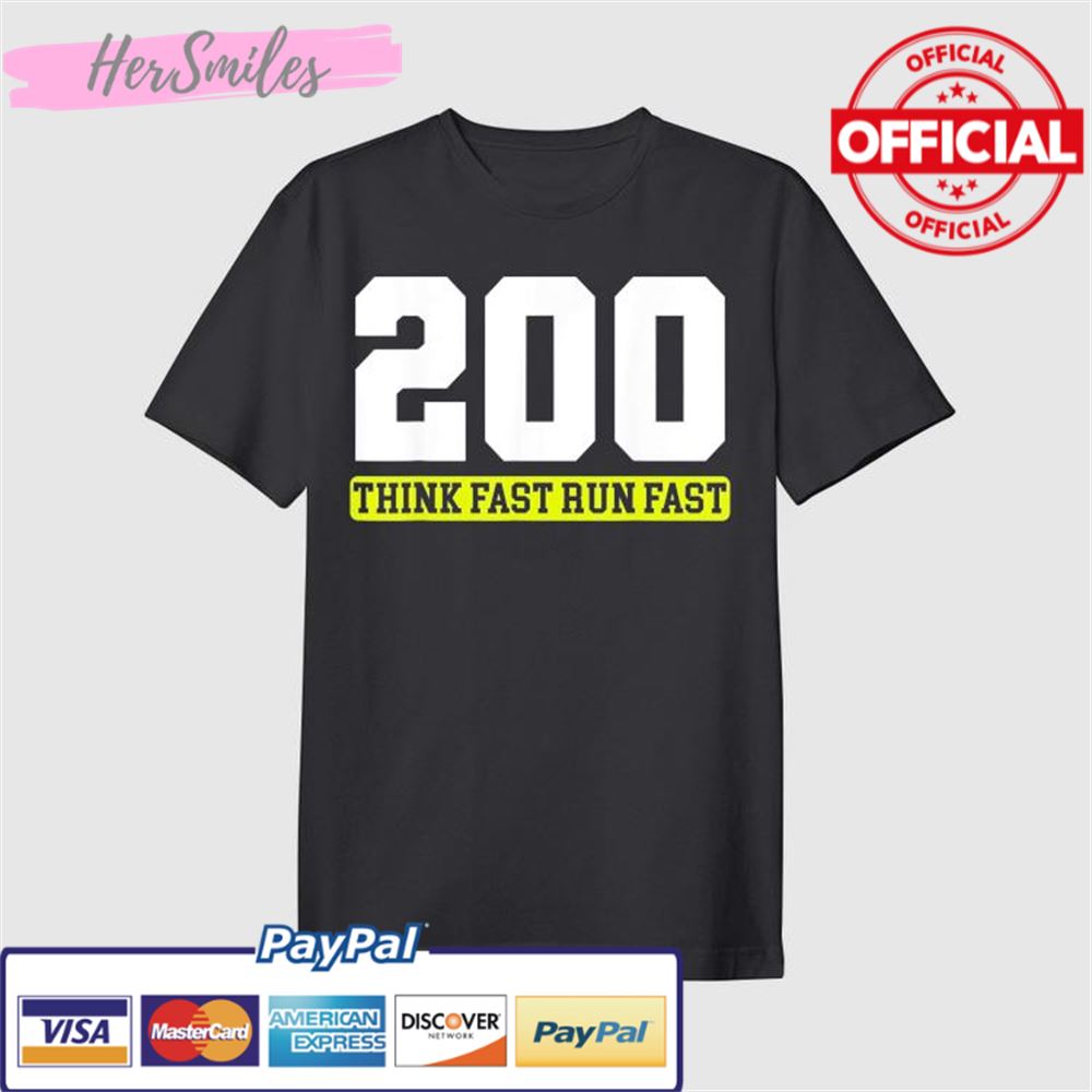 Think Fast Run Fast Chad Powers Undercover Football Try Out TShirt