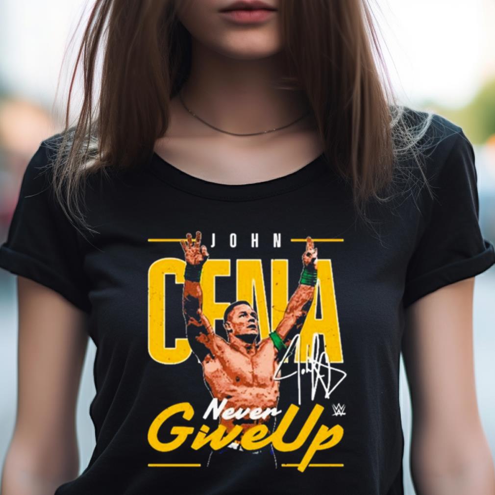John Cena 500 Level Never Give Up Shirt - Hersmiles